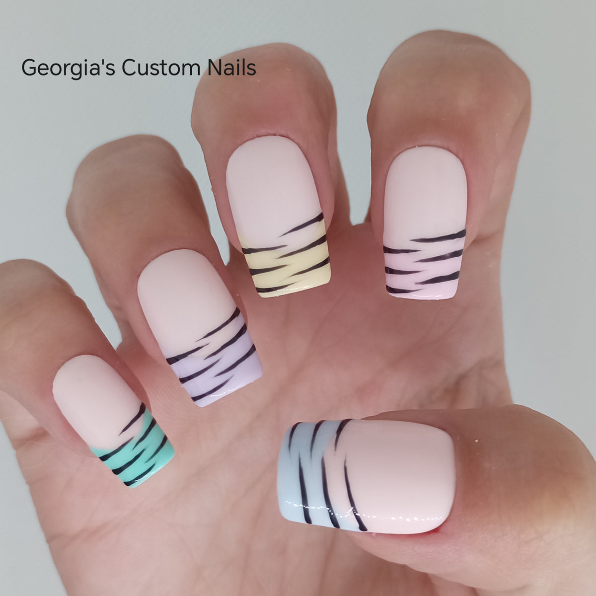Zebra French Tip