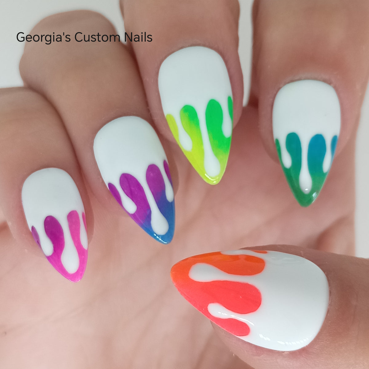 Rainbow Paint Drip